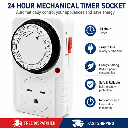 Generic 240v mechanical timer - 240v,