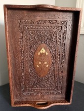 Vintage India Carved Wood