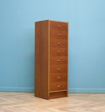 Mid century teak tallboy - teak,
