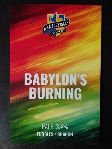 Wensleydale brewery hand pump - hand,