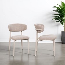 Scandi Boucle Oatmeal Curved