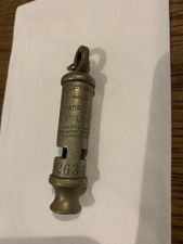 J.Hudson 244 barr Street metropolitan Birm special constabulary police whistle 