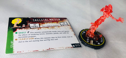 Horrorclix skeletal maiden - horrorclix,