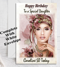 Personalised birthday card Art