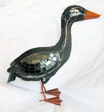 Steel duck ornament mirror - duck,