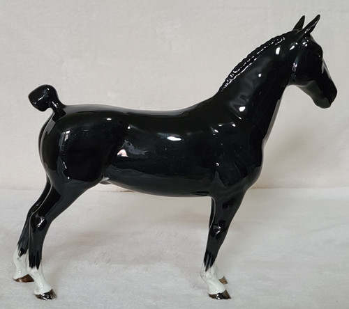 Beswick hackney horse black - beswick,