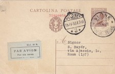 1932: Carte Postal Italy