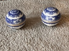Past Times Blue And White Orb