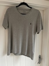Mens Grey Polo Ralph Lauren Tshirt Small