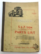 COMMER 5 + 7 Ton Lorry Truck Illustrated Commercial Parts List Nov 1951 #317B