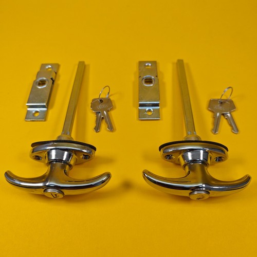 Chrome handle budget lock - t,