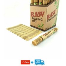 Raw bamboo rolling mat - raw,