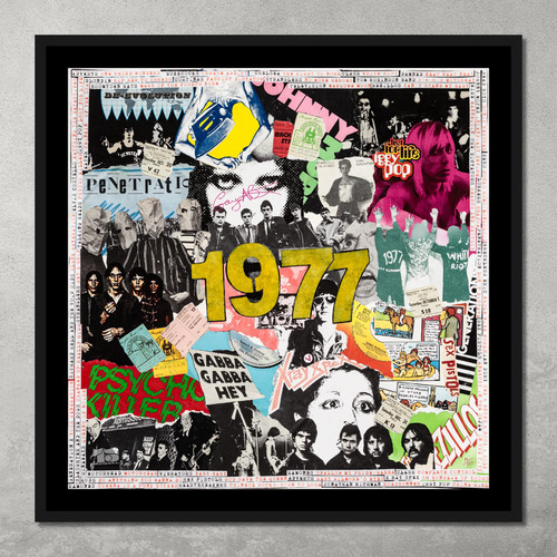 1977 punk rock art - rock,
