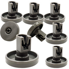8pcs Dishwasher Lower Basket Wheels for Zanussi AEG Electrolux Tricity Bendix