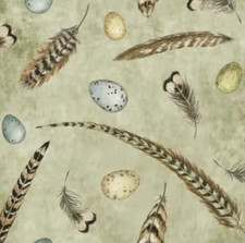 Nutex Fabric Pheasants partridge eggs country 1 metre