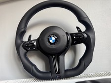 BMW Gloss Black Flat Black Bottom Steering Wheels  F20 F30 F32 F80 F22 M  sport