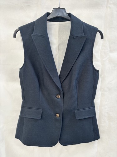 Ladies navy blue linen - ladies,