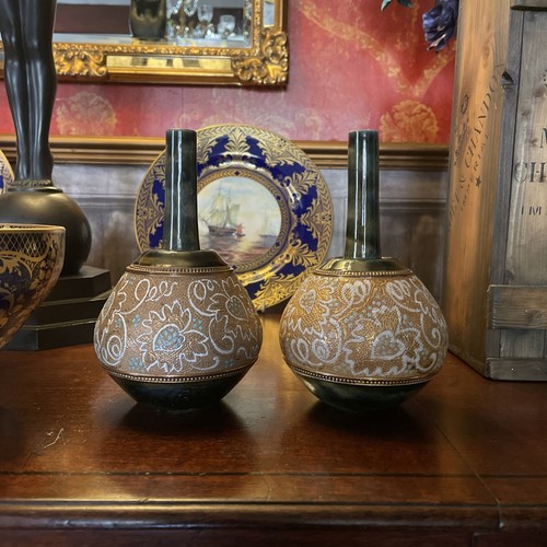 Pair royal doulton lambeth - pair,