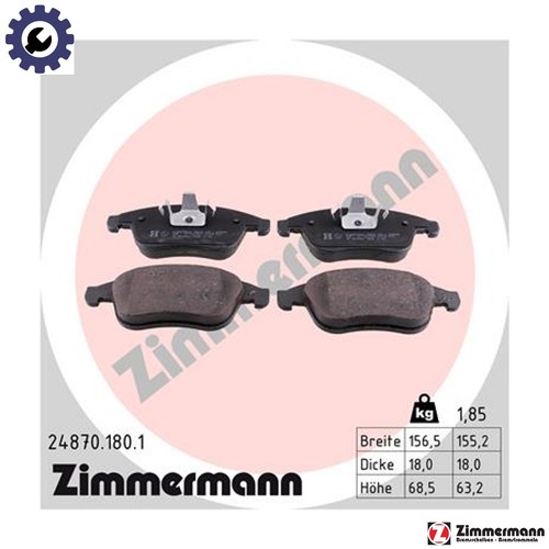 Brake pad set disc - set,