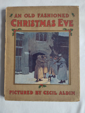1910 CHRISTMAS EVE Aldin, Cecil OLD FASHIONED Washington Irving hb vintage