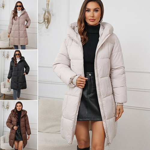 Womens ladies long winter coat - womens,