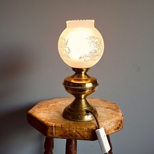 Unique Vintage Brass Oil Lamp