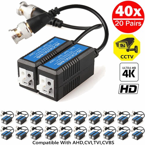 40x cctv video balun 8mp - cctv,