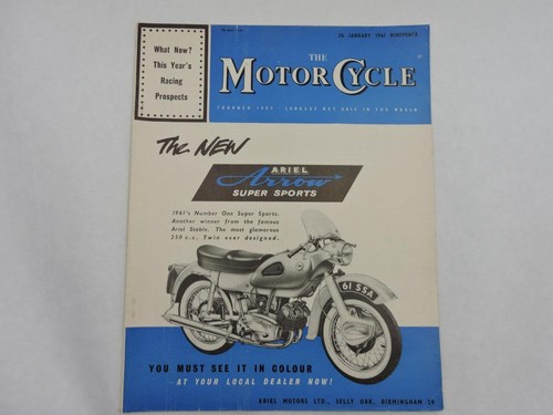 January 1961 motor cycle - 26,