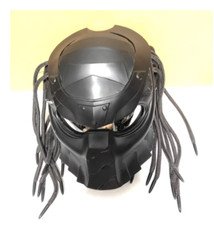 Alien Predator Fangs Wasp Motorcycle Full Face Laser Light Customized Helmet 