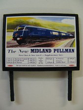 The New Midland Pullman - Model Railway Billboard - N, OO & O Gauge