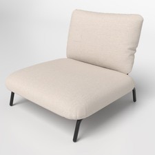 Oversized Accent Chair Comfy Living Room Chairs-Beige