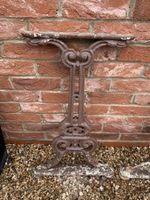 Ornate Cast Iron Table Leg