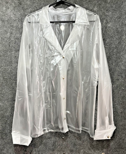 Pvc shirt jacket semi - pvc,