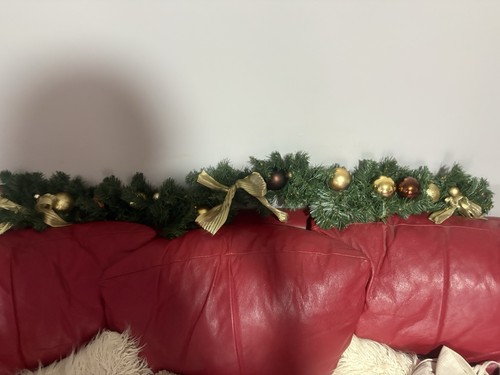 Bow christmas gold wreath - bow,
