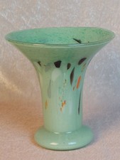Large monart glass vase 9