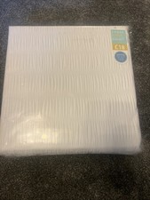 White Single Duvet Cover &