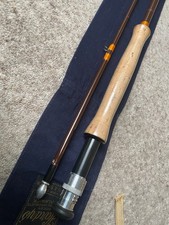 HARDYS Fly Rod Jet series Fibalite 2 piece 8' 6" 6wt and original rod bag