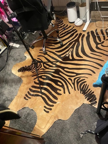 Zebra cowhide rug size - cowhide, x