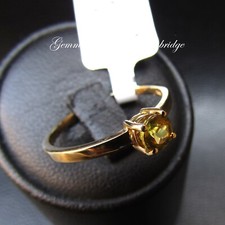 Dainty New 9ct Gold Heliodor