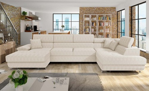 Shaped corner sofa - u-shaped,