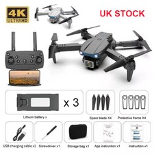 3 Batteries 4K HD Camera Drone WIFI FPV Foldable RC Quadcopter Child Toy Gift
