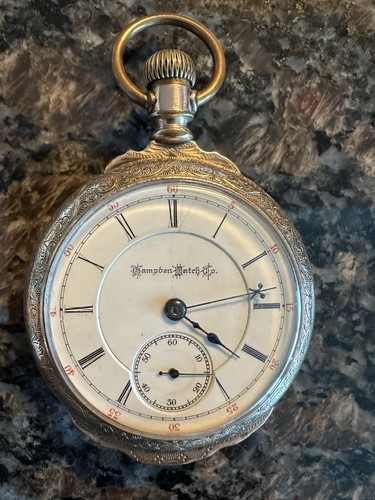 Hampden pocket watch - lg.,