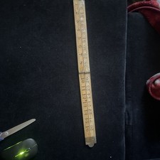 Vintage Rabone No. 1119 architect's boxwood rule.