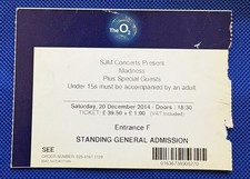 Madness Ticket Original The O2