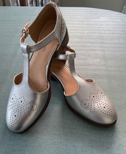 Clarks Netley Daisy Silver T