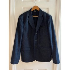 Kooples Blue Wool Herringbone
