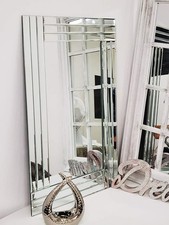 Wall Mirror Bevelled Triple