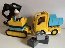 Duplo Town Truck & Tracked Excavator Not Complete 10931 Construction Vehicles