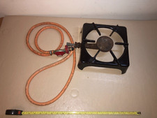 lpg hob camping burner with hand turn regulator and hose barbecue catering van