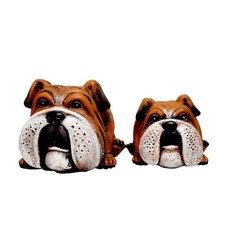 Bulldog Cement Animal Planter